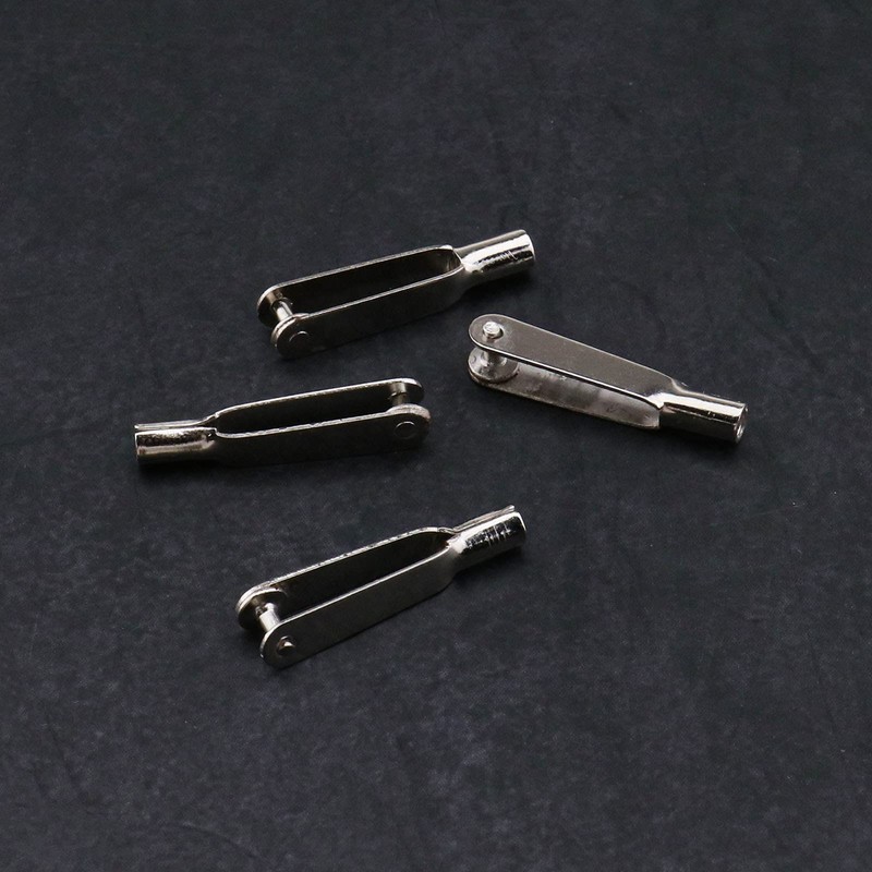 20pcs Mini Snap Links M2 Thread Clip Self-Locking Metal Clevis