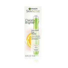 Garnier Skin Renew Anti-Puff Eye Roller, 0.50 Fluid Ounce Paquete de 3
