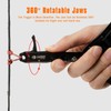LWANO Archery Compound Bow Release Aids Trigger 360° Adjustable Wristband
