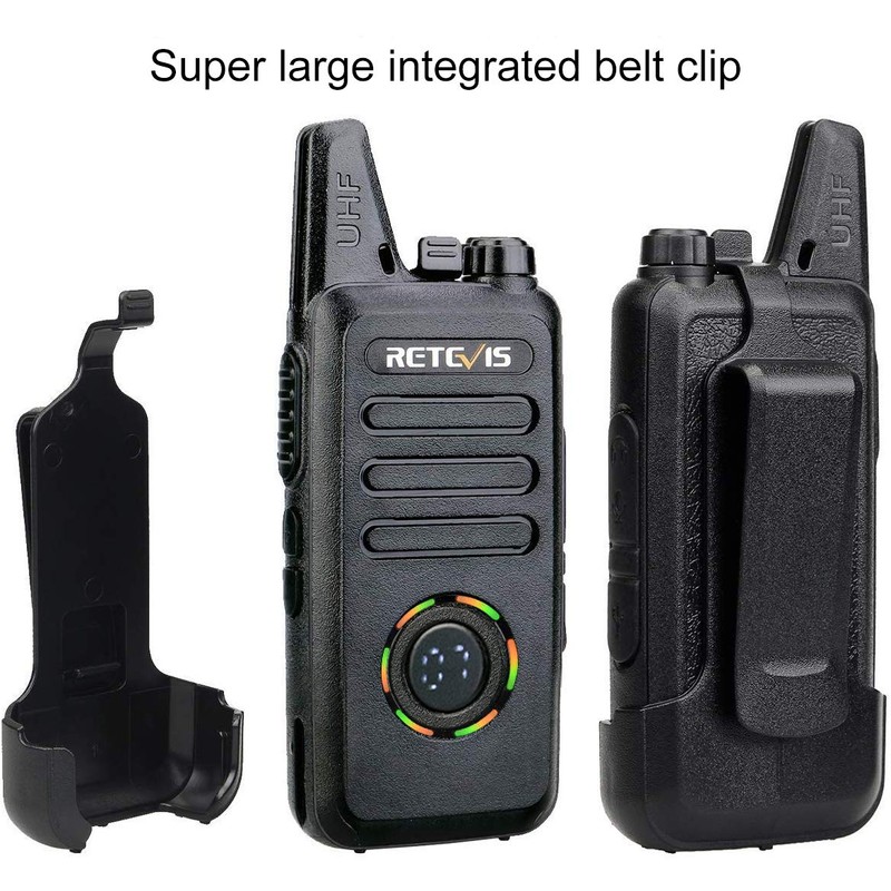 Retevis RT22S Walkie Talkies Rechargeable VOX 22 Channel Alarm Channel