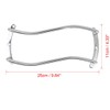 MACHSWON 8 Inch Silver Metal Car Bar Grille Audio Speaker