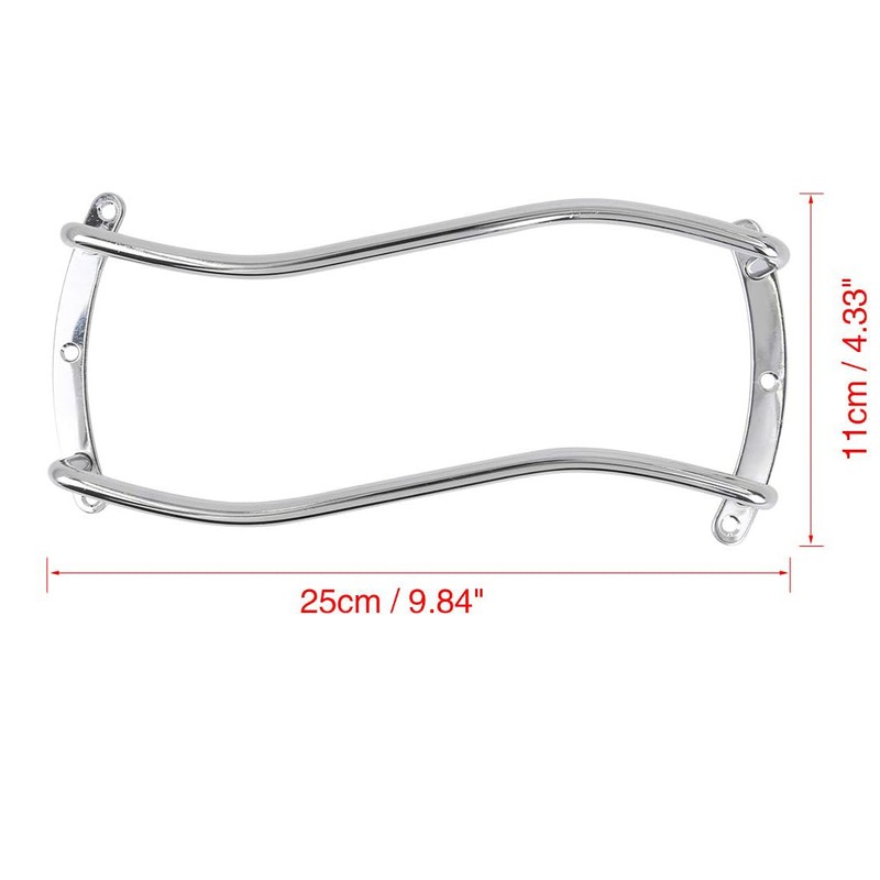 MACHSWON 8 Inch Silver Metal Car Bar Grille Audio Speaker