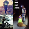 3 Pack Safety Reflective Vest Running Gear, Adjustable Lightweight 360°High