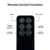 Comfort Zone 26-Inch 1500W Tower Space Heater for Indoor Use,