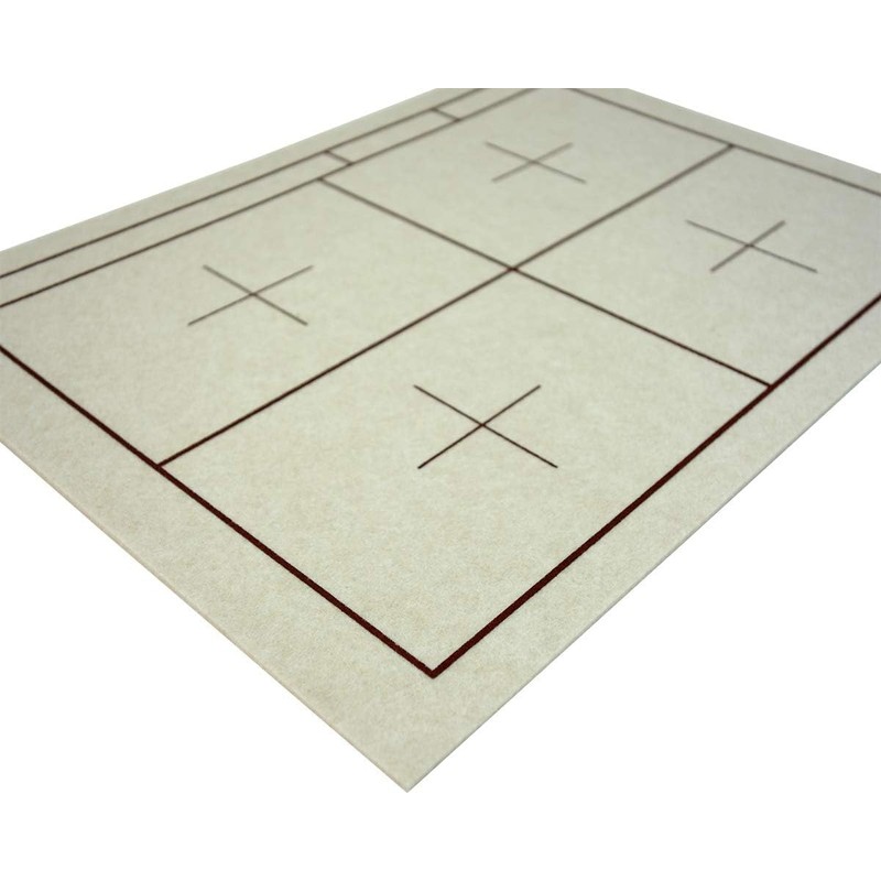 Calligraphy Underlay, Double-Sided Ruled, Beige, 4 Letters, 6 Letters, with