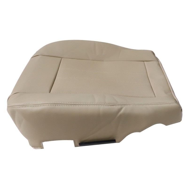 Vigoraze Driver Bottom Perforated Leather Replacement Seat Cover Tan Compatible