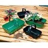 Tierra Garden GP43BLK Small Trug Recycled Plastic Planter, Black