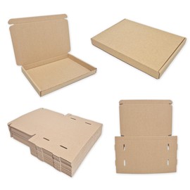W.E. Roberts C5 A5 Pack of 50 Postal Large Letter PIP Brown Cardboard Mailers Size 22cm x 16.5cm x 2.2cm Gift Mailing Business Boxes