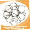 TEHAUX 10pcs Stainless Steel Drain Lifting Hooks Durable Shower Drain