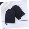 2 piezas Guantes Aplicadores para Autobronceado Pelusas de Negro Aplicación
