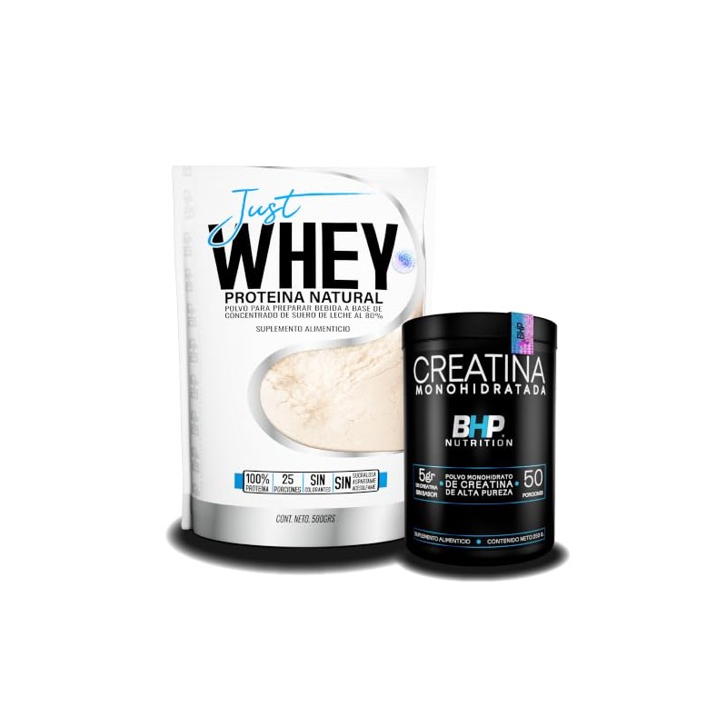 Bhp Nutrition - Bag Just Whey 500 Grs + Creatina