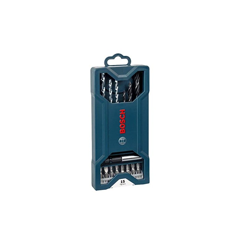 BOSCH Set Accesorios Mini-X-Line Brocas y Puntas | 15pz.