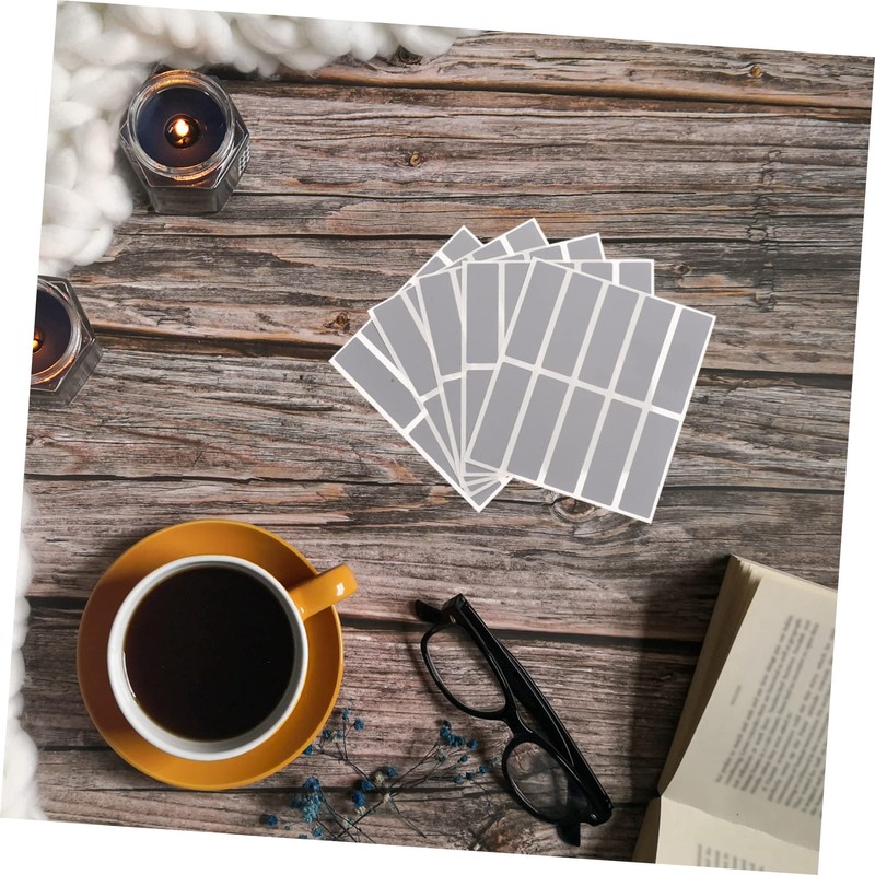 Tofficu 50 Sheets Scratch Off Stickers Educational DIY Cards Scratch