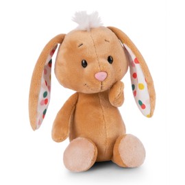 NICI Cuddly Toy Rabbit Light Brown 20 cm I Plush Rabbit with Large Hanging Ears I Plush Toy for Cuddly Animal Lovers I Soft Toy Rabbit from Sustainable Production - 47728