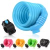 ETRONIC 6 ft. Bike Lock Cable with Resettable Combination (Blue)