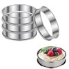 4pcs Pancake Rings Baking Ring Pastry Rings Muffin Cooking Rings