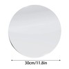 DARENYI 12 inch Glass Round Mirror with Adhesive Tapes, Frameless
