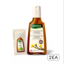 Rausch Coltsfoot Scalp Care Shampoo Travel Set of 2 / 라우쉬 콜츠푸트 두피케어 샴푸 본품 여행용 세트 2개