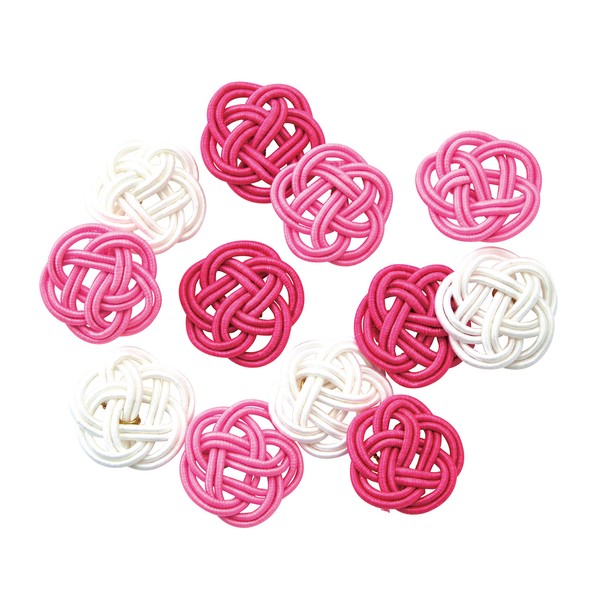 Tokyodo MH000490-002 Petite Plum Knot Pink Mix Diameter Approx. 5.9
