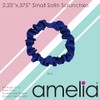 Amelia Beauty Products Amelia Beauty, Coleteros Pequeños De Satén Azul,