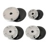 HUAREW Gas Stove Burner Caps Set, Cooker Hat Set Suitable