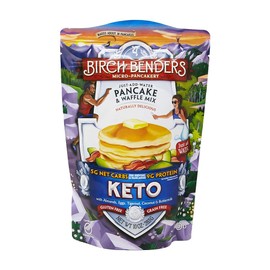 Birch Benders Griddle Cakes, Pancake Waffle Mix Keto, 10 Ounce, 4 Pack