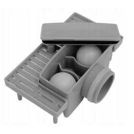 AQUA HEATING Ball Siphon Control Opening Double Wing Seal Linear Floor Drain Wall Drain Side Drain Shower Floor Similar Ball Lock Siphon NBR Shower Drain 36-38 mm Grey