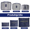 12-Piece Suitcase Organiser Set, Packing Cubes for Suitcase, Travel Accessories,