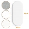 Lenzuola con angoli per passeggino Set di 3: 35x75 cm