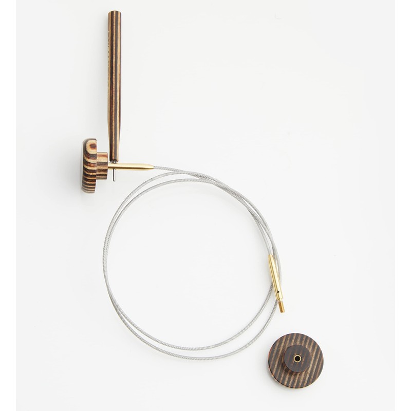 Lantern Moon Swivel Cable, Silver & Brass, 40 cm