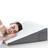 Wedge Pillow with Foam Top for Sleeping,Reading and Rest, 8