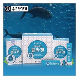 Chong Kun Dang Health Aqua Collagen Nutrient Fish Domestic 2g 60 packs / 종근당건강 아쿠아 콜라겐 영양제 피쉬 국산 2g 60포