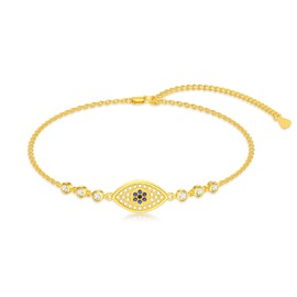 VONALA Bracelet for Women Girls 925 Sterling Silver Moth/Lotus/Sea Turtle/Clover/Evil Eye Bracelet Jewellery for Women Girls, Sterling Silver