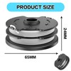 MUFUSHAN Pack of 4 thread spool suitable for Parkside cordless