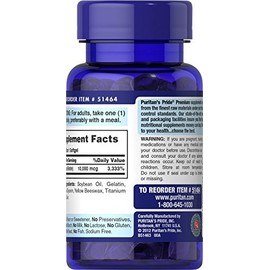 Puritan's Pride Biotin 10,000 Mcg 50 Softgels