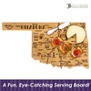 Totally Bamboo Oklahoma State Destination Bamboo Serving and Cutting Board