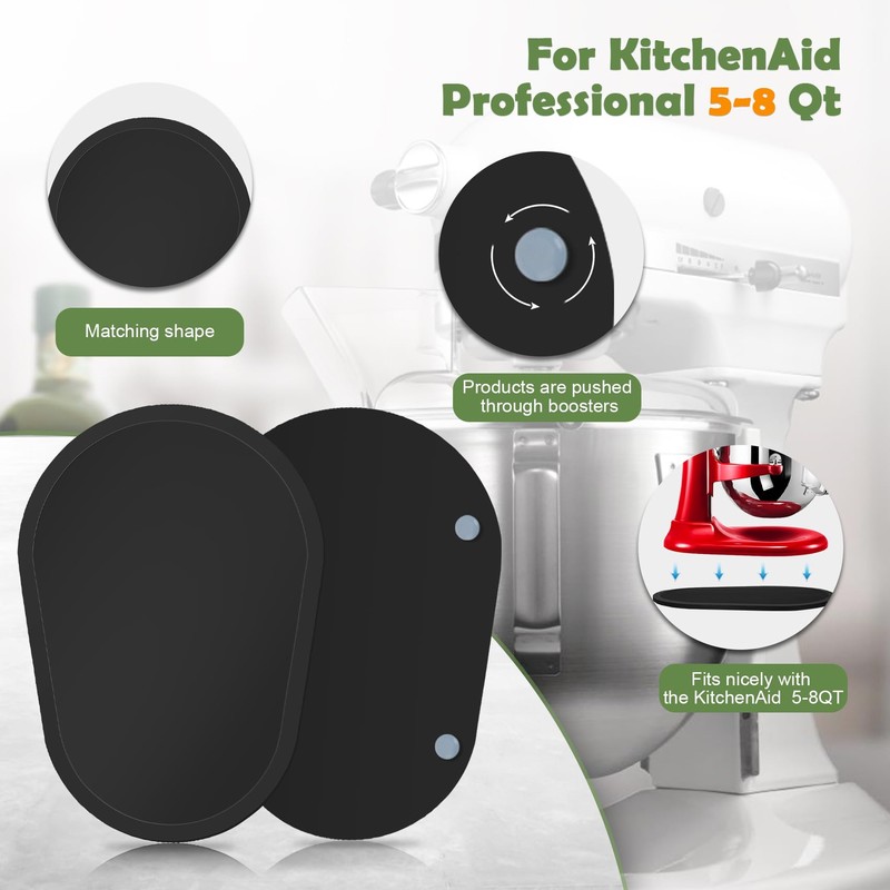 Bamboo Mixer Slider Compatible with Kitchen aid Bowl Lift 5-8