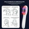 Peine De Masaje Eléctrico Rf Crecimiento Del Cabello Ems