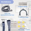 10ft Washing Machine Drain Hose Flexible Replacement and Extention Hose