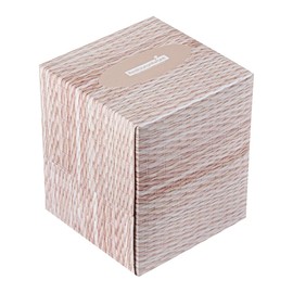 Restaurantware - Clean Tek Professional 4.3 x 4.3 x 5 Inch Facial Tissue Cube, 1 Cube Tissue Box - 2-Ply Construction, 90 Tissue Sheets, Paper Facial Tissue Box, Perforated Top, Ideal For Cafes