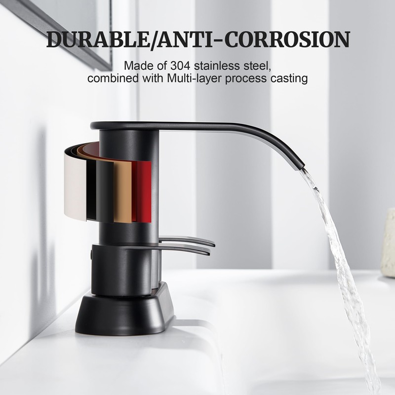 Ultimate Unicorn Bathroom Faucet for Sink Matte Black, 4 Inch