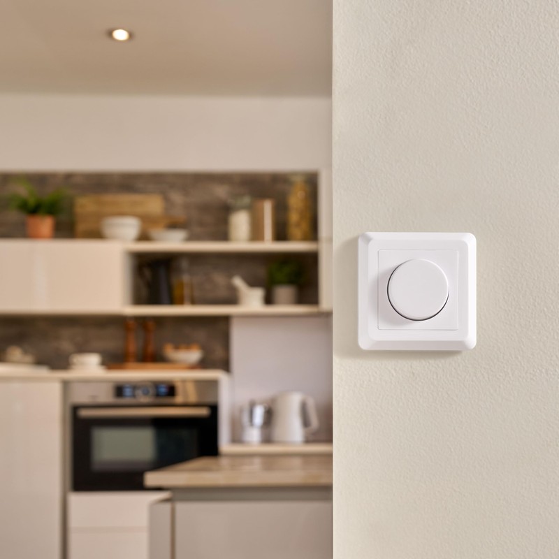 Greenandco® GC-200 Flush-Mounted LED and Halogen Dimmer 1-200 Watt