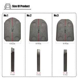 LXROAR01 3PCS Universal Rear View Mirror Bracket Compatible with Toyota Ford Honda Jeep Dodge Nissan Kia Hyundai And More Models, Rearview Mirror Mounting Base