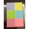 6 Pads Graph Paper Sticky Notes 4x4 Inch, Graph Sticky