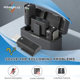 for DJI Mic Phone Adapter Type-C Wireless Microphone Receiver for Mic Type-C Smartphone PC Mac Connector Accessories