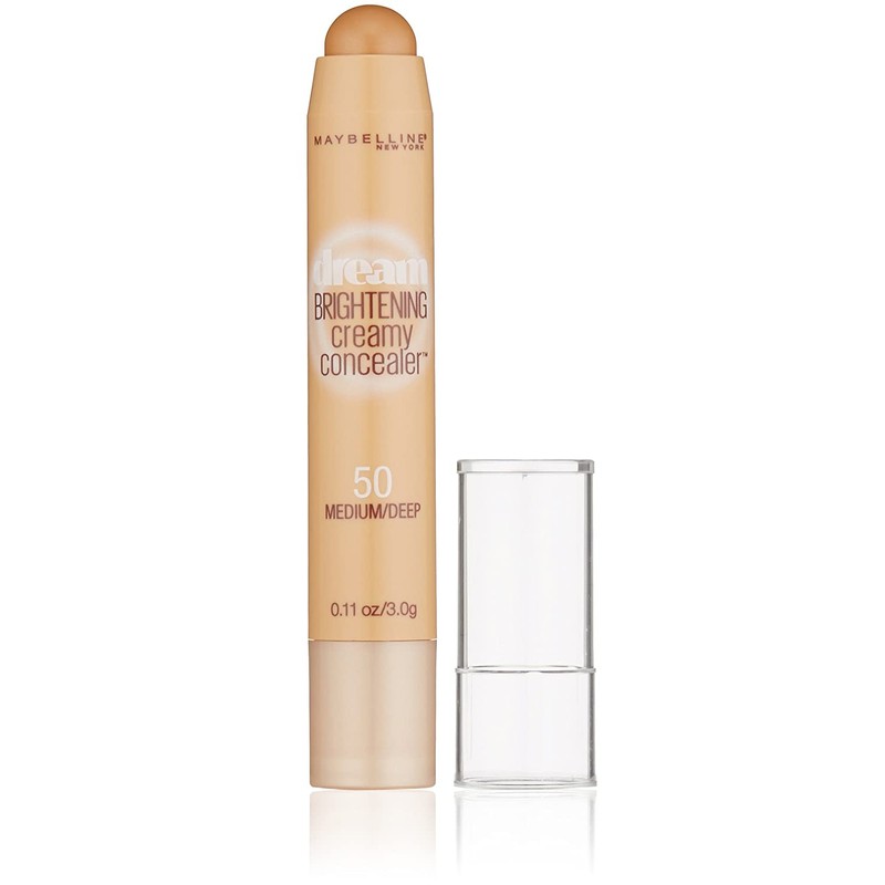 Maybelline New York Dream Brightening Creamy Concealer, Medium/Deep, 0.11 oz.