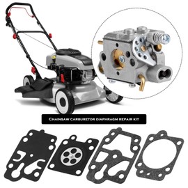 LT Easiyl 2 Sets Carburettor Membrane Seal Repair Kits Carburettor Seal Repair Kit Carburettor Gasket Replacement Parts Compatible with Walbro K21-WYA Carburettors