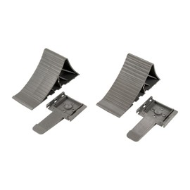 AG Automotive 2 x wheel chocks car wedges brake wedges trailer grey