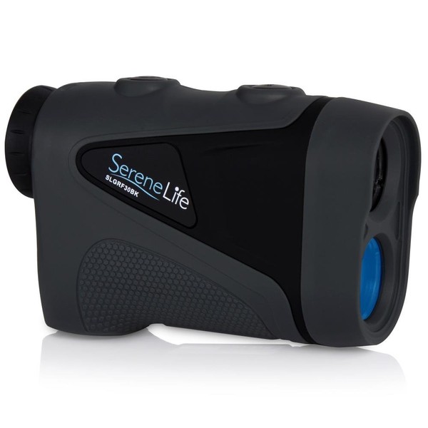 SereneLife Advanced Golf Laser Rangefinder with Pinsensor Technology - Waterproof Digital Golf Range Finder Accurate up to 540 Yards - Upgraded Optical View