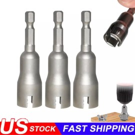 Unbranded Hurricane Shutter Drill Bit, Nut Drill Bit,Wingnut Driver Bit,Wing Nut Socket US - 3PCS (Wing Nut Socket)
